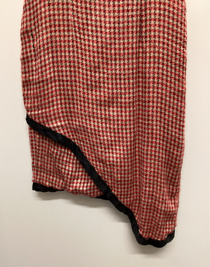 Vintage Black and Cream Check Dress Size XXS