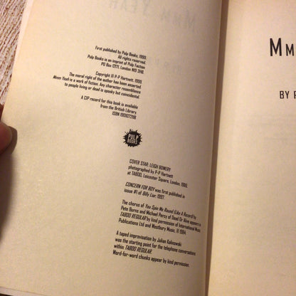Mmm Yeah by P.P. Hartnett (Signed Copy, Pulp Books, 1999)