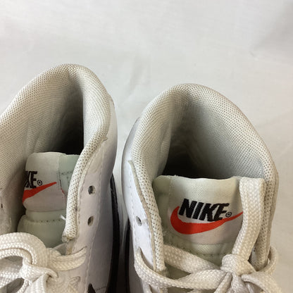 Nike White High Tops With Black Swoosh Size UK 3.5 (EUR36)