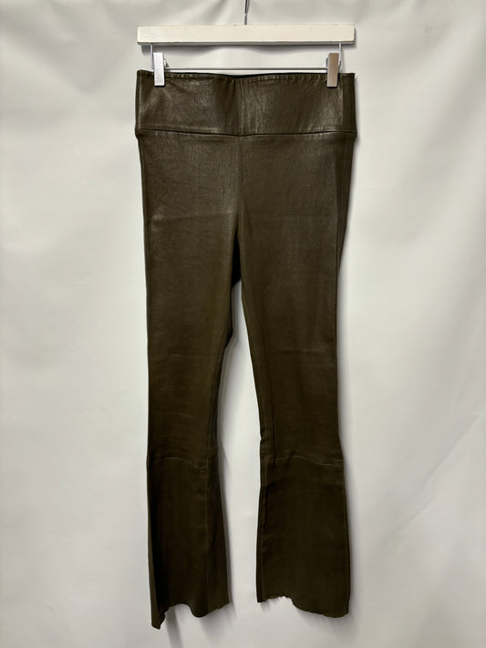 SPRWMN Moss Leather Trousers Leggings Medium