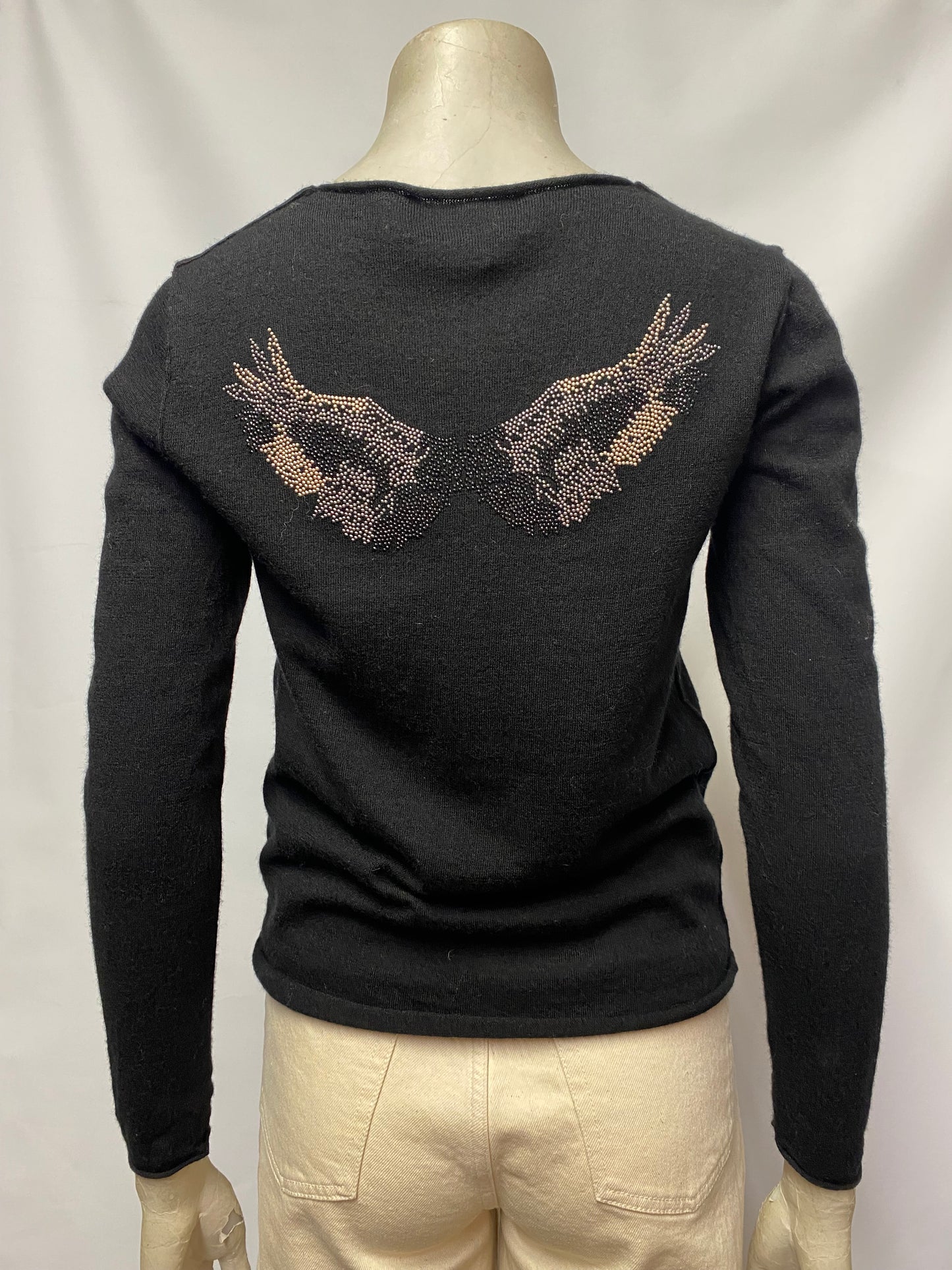 Zadig and Voltaire Black Wings Jumper S/M