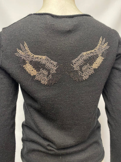 Zadig and Voltaire Black Wings Jumper S/M