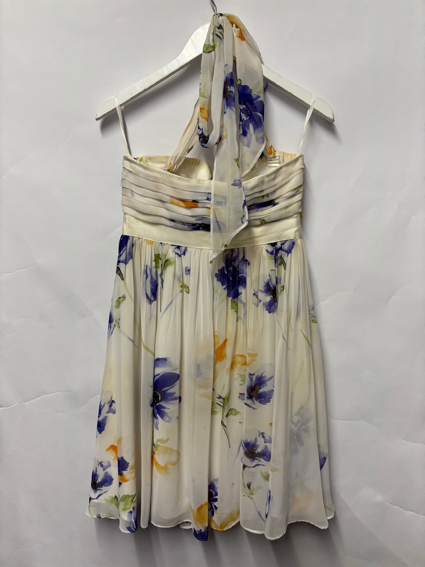 Coast White Floral Sheer A-line Dress 12