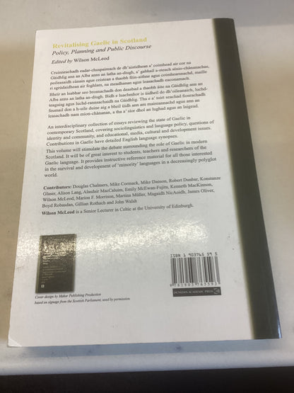 Revitalising Gaelic In Scotland Edited By Wilson Mcleod