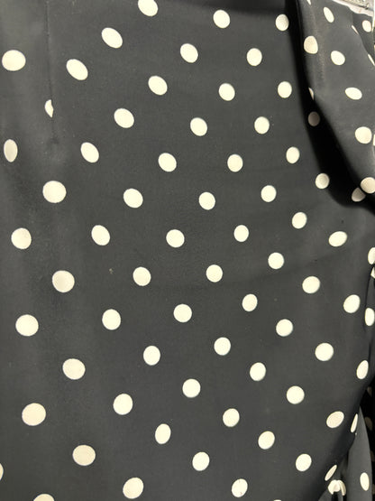 Sandro Paris Black and White Polka Dot Mini Skirt 8