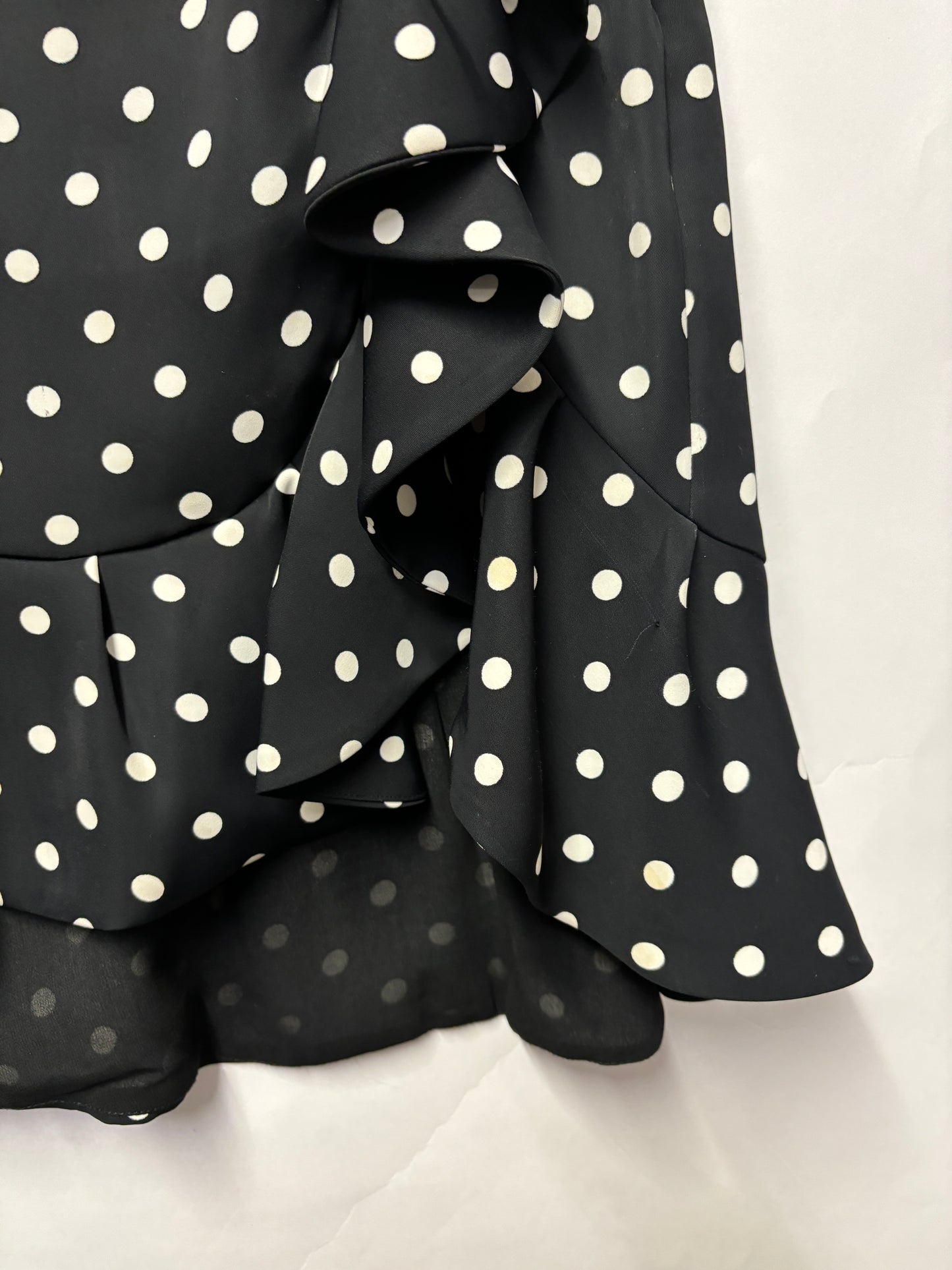 Sandro Paris Black and White Polka Dot Mini Skirt 8