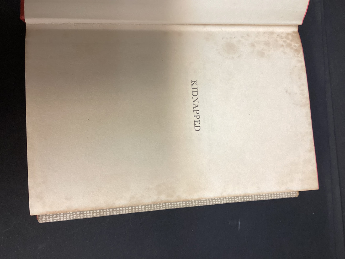 R.L. Stevenson – Kidnapped – Vintage Edition with Dust Jacket