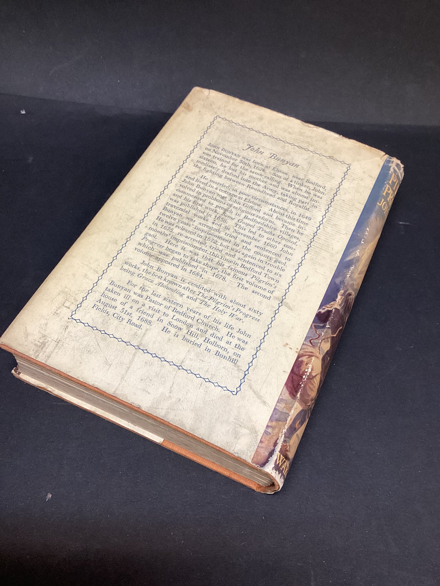 John Bunyan – The Pilgrim’s Progress – Vintage With Dust Jacket
