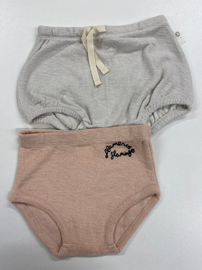 Wynken Baby Bundle Pink and Cream Sweater, Tee and Bloomers 6 Months BNWT