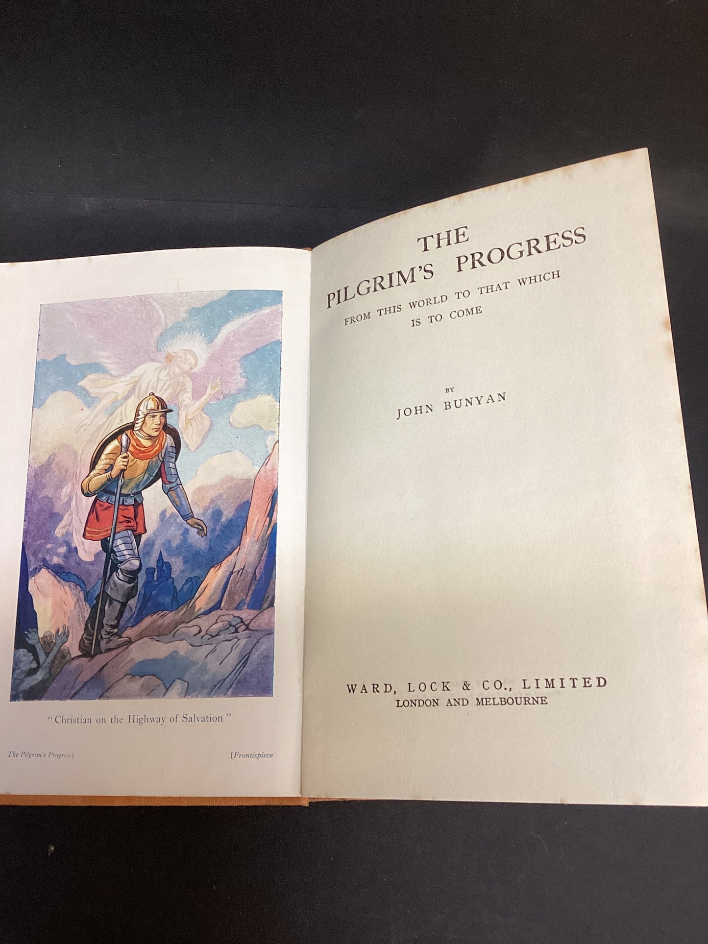John Bunyan – The Pilgrim’s Progress – Vintage With Dust Jacket