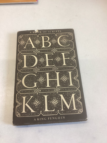 A Book of Scripts Alfred Fairbank Signed with Letter Revised 1955 Edition A King Penguin