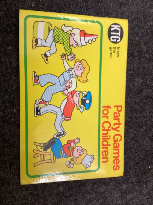 Party Games for Children (KTG) by Betty James – 1979 Vintage Booklet