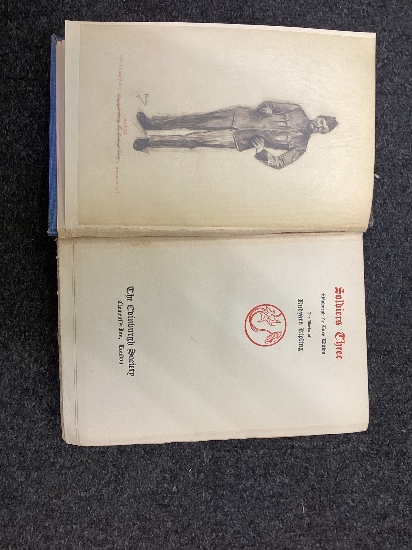 Soldiers Three by Rudyard Kipling (1909)