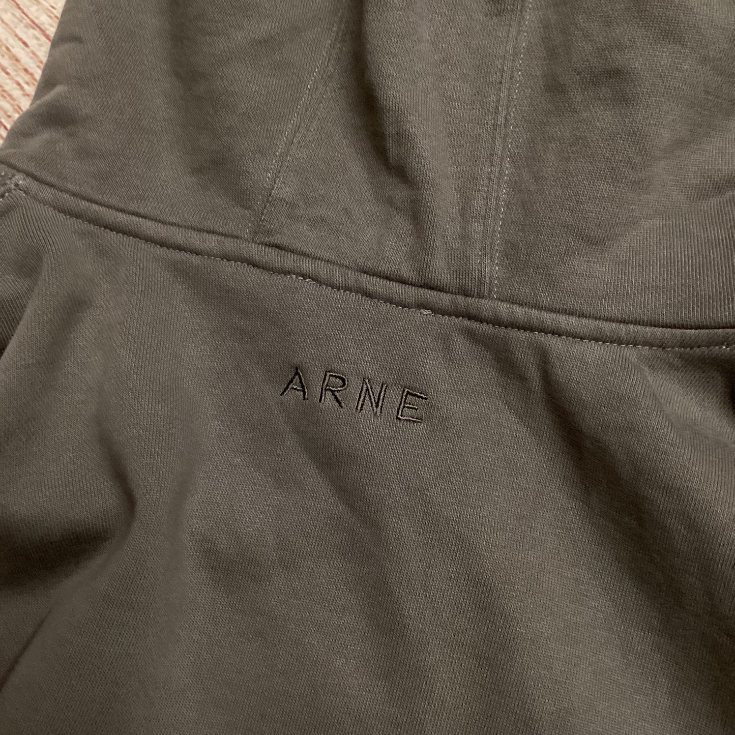 ARNE Grey Pullover 100% Cotton Hoody Size L