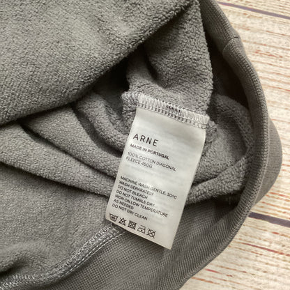 ARNE Grey Pullover 100% Cotton Hoody Size L