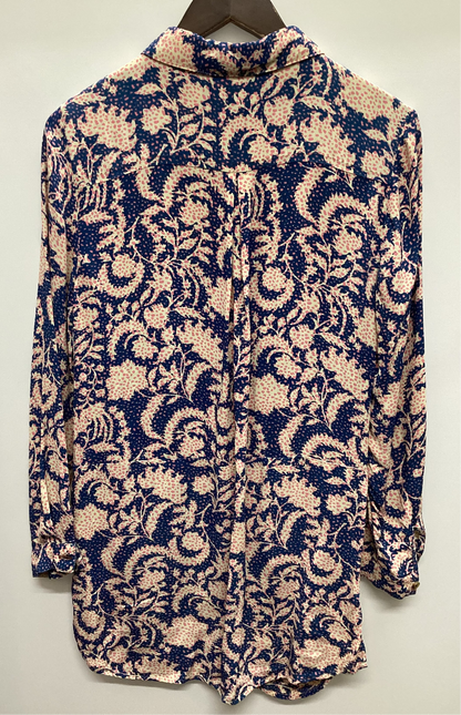 White Stuff Long Shirt Floral Tunic Size 10