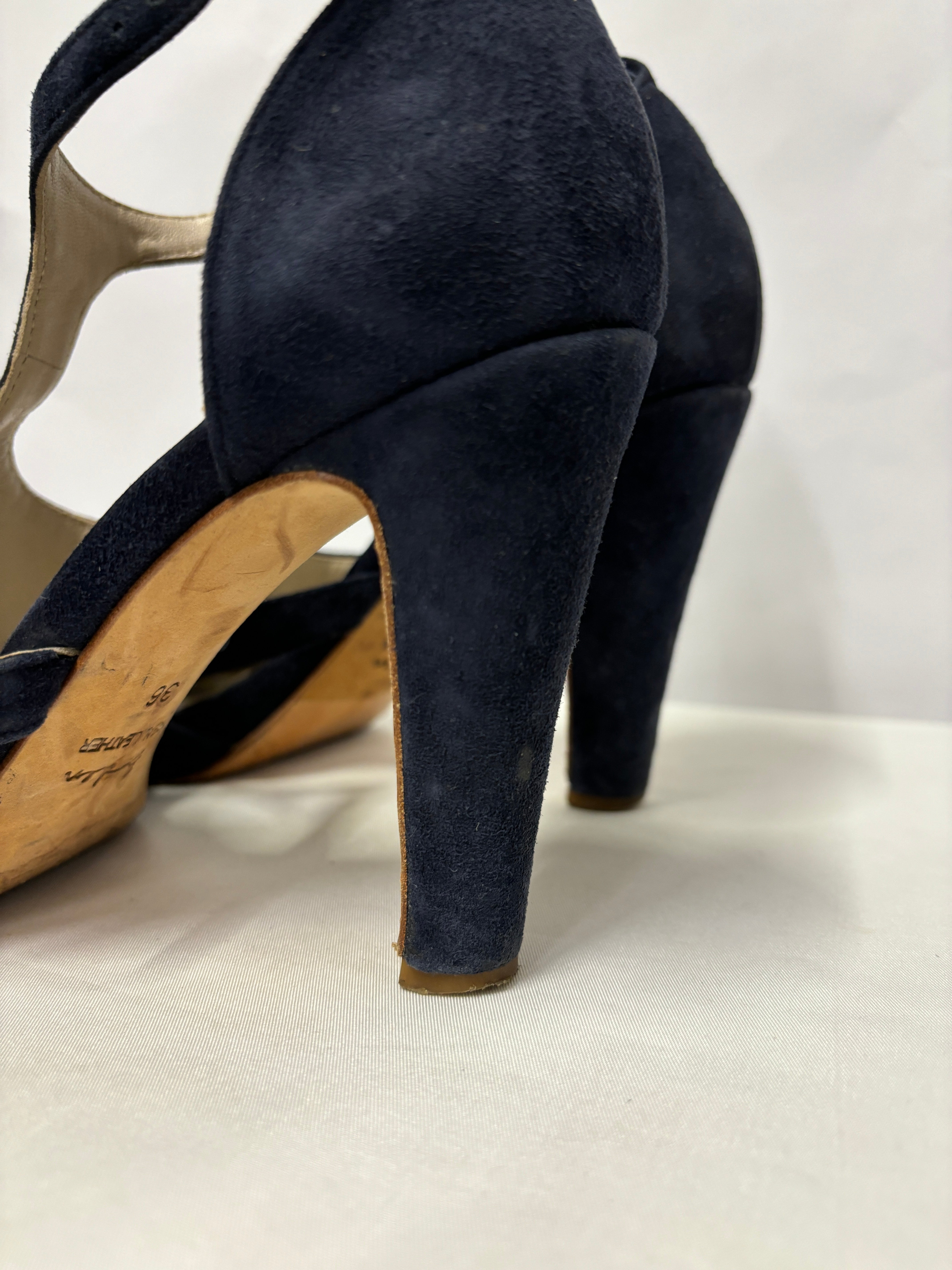 Boden navy sandals shop