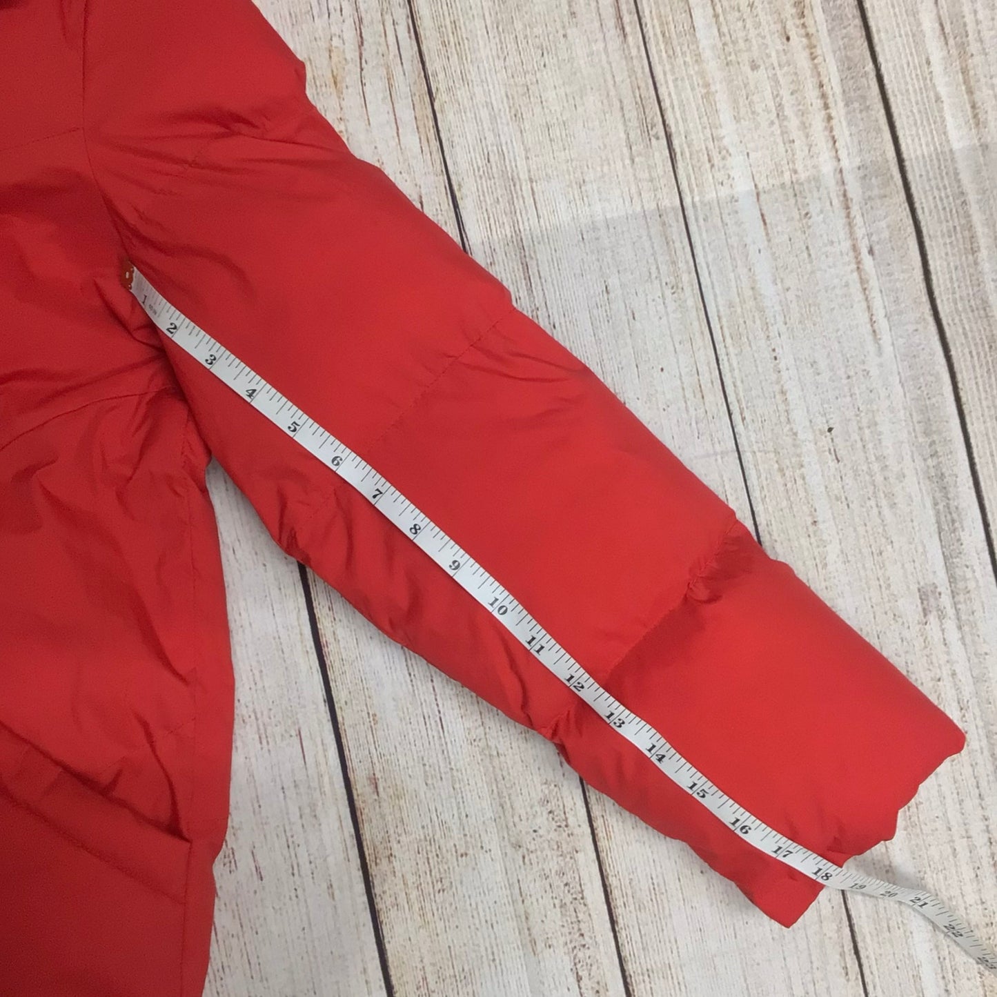 Madewell Primaloft Red Puffer Jacket Size S