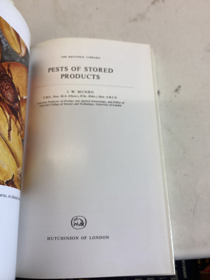 Pests of Stored Products J W Munro