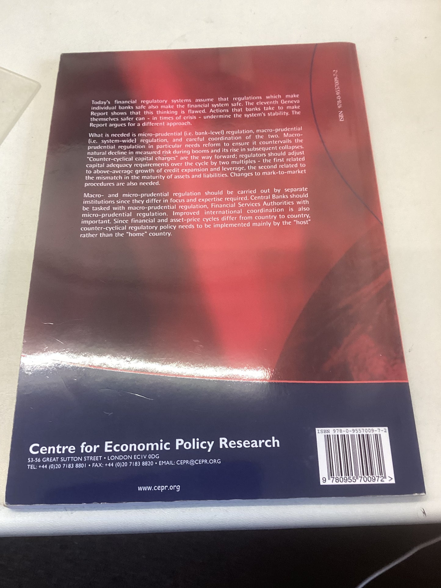 The Fundamental Principles Of Financial Regulation Geneva reports On The World Economy 11 2009