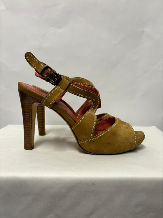 Boden Beige Strap Heel Sandals 3