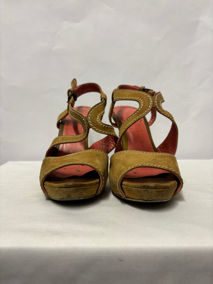 Boden Beige Strap Heel Sandals 3