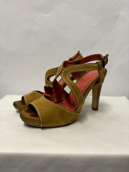 Boden Beige Strap Heel Sandals 3