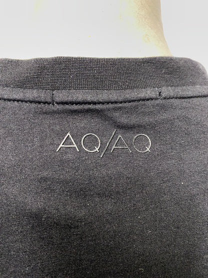 AQ/AQ Black Tank Hem T-Shirt S