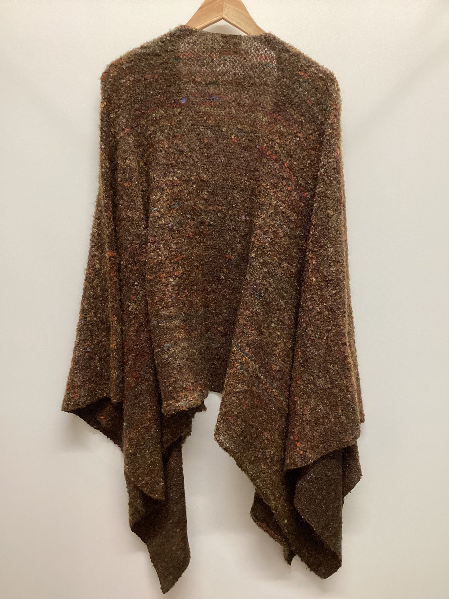Oscar de la Renta Shawl Knit Multicolour Cape