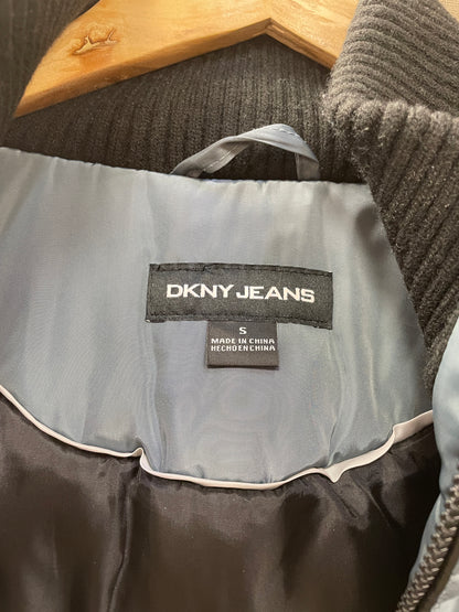 DKNY Grey Green Padded Jacket Small