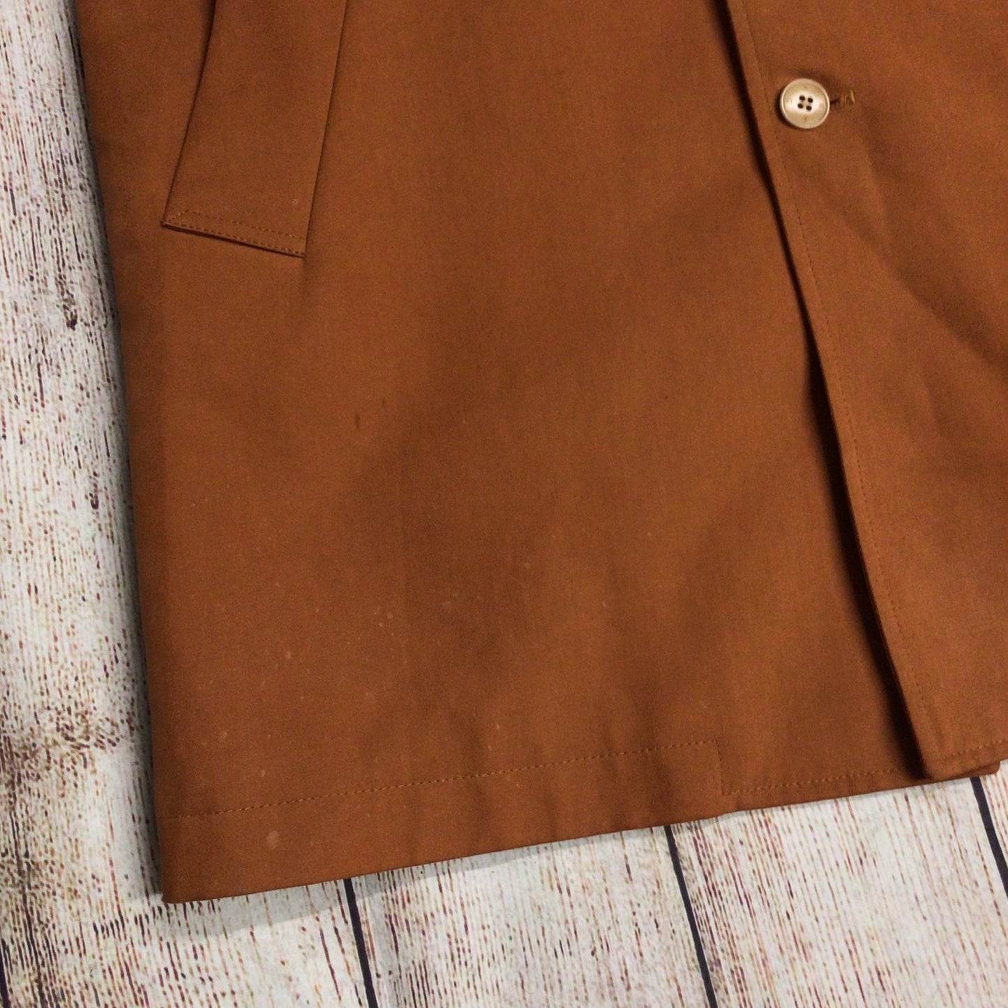 Folk Made in England Burnt Orange Brown Coat Size L (4 on label)