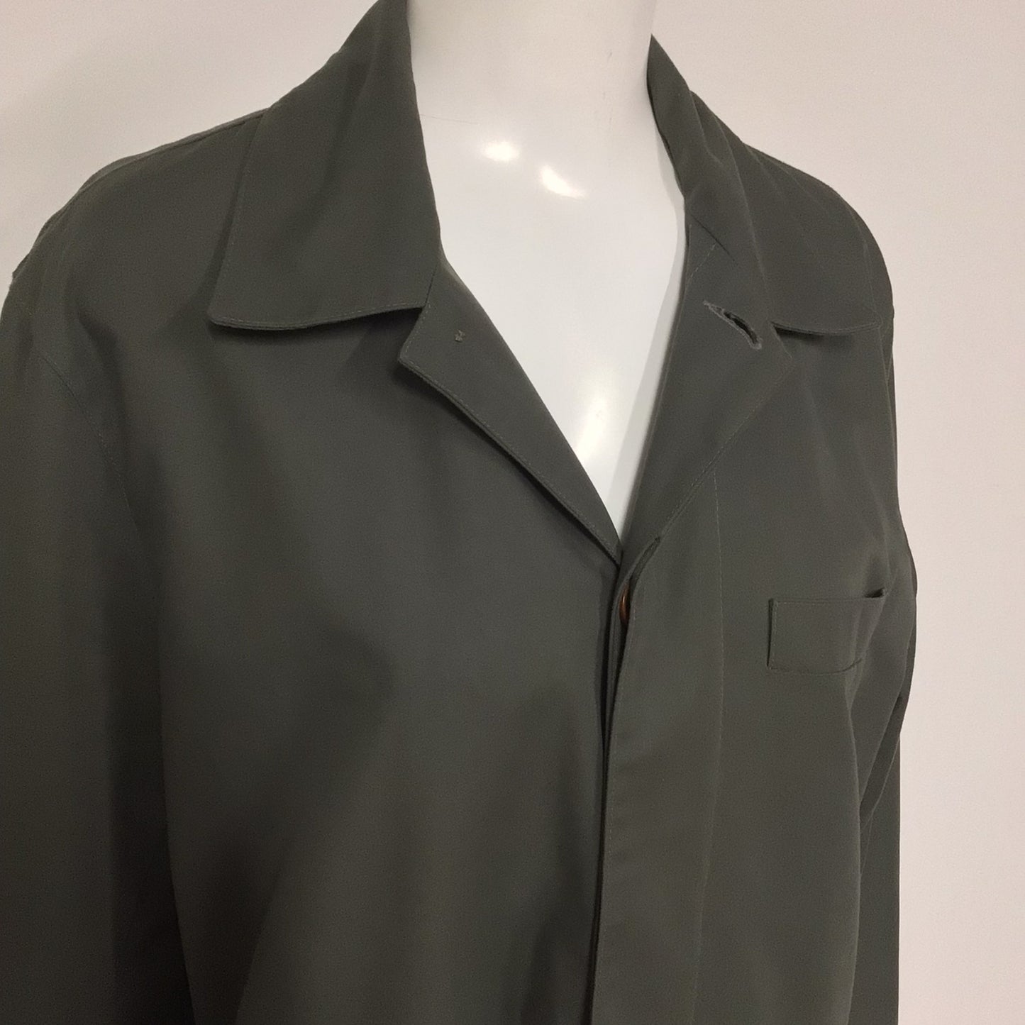 Common People Dark Green/Grey 100% Cotton Coat Size M