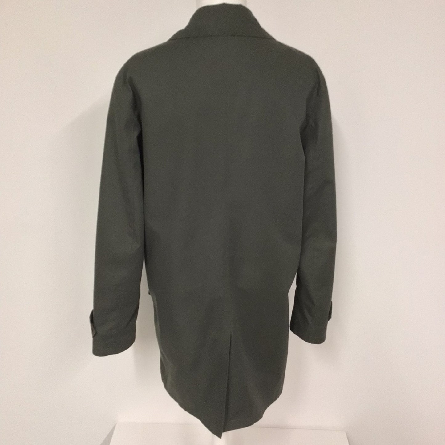 Common People Dark Green/Grey 100% Cotton Coat Size M