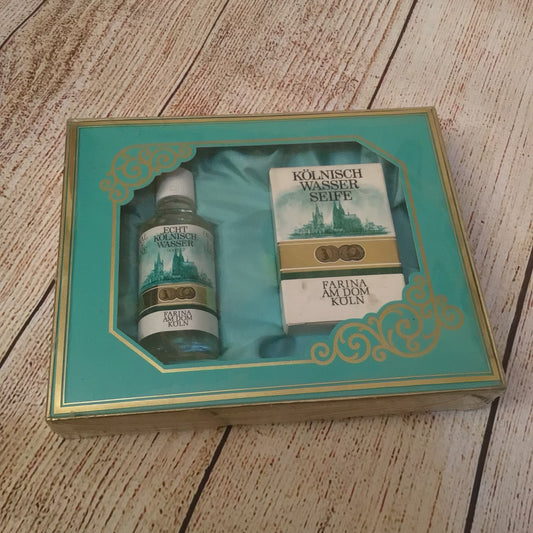 Vintage Echt Kolnisch Wasser - Cologne & Soap Gift Set