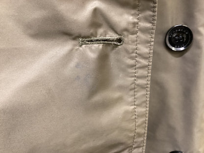 Burberry Brit Hooded Rain Jacket – Khaki Polyamide – XS