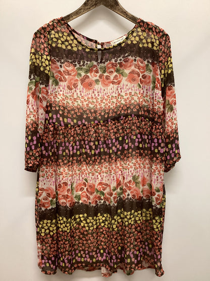 Monteau Floral Babydoll Dress Size L