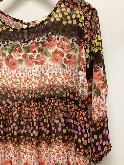 Monteau Floral Babydoll Dress Size L