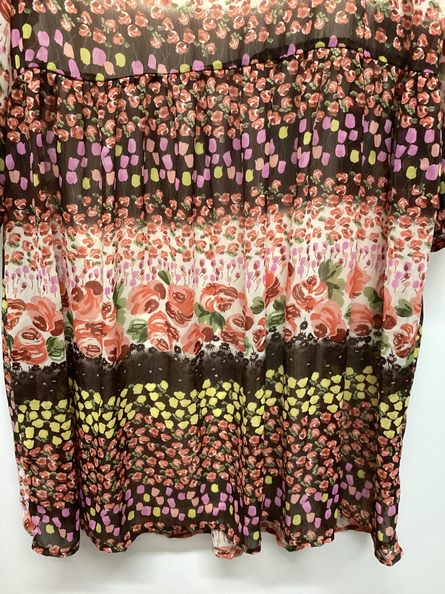 Monteau Floral Babydoll Dress Size L