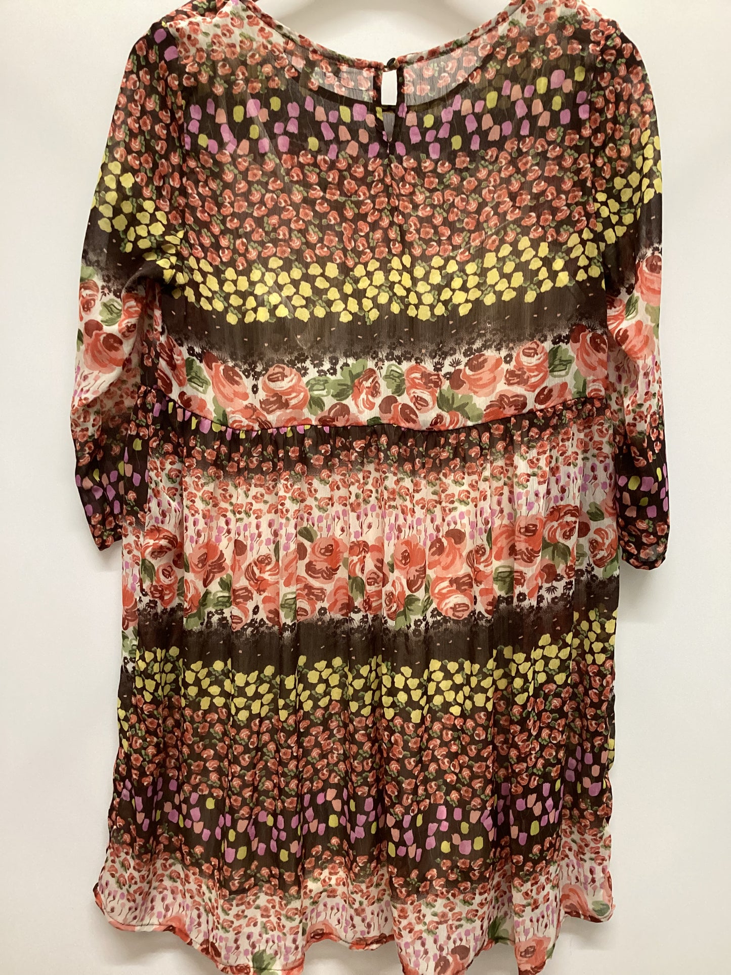 Monteau Floral Babydoll Dress Size L