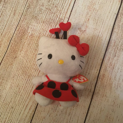 TY Beanie Baby with Tag - Hello Kitty - Ladybird - 2011