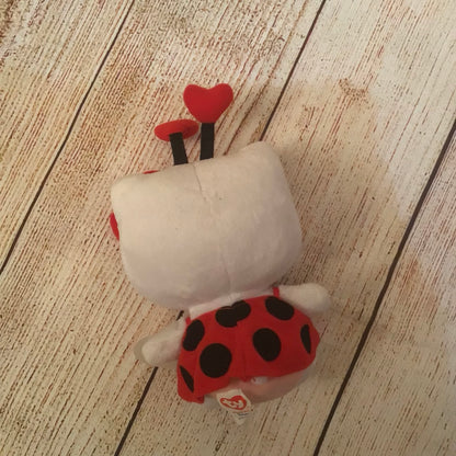 TY Beanie Baby with Tag - Hello Kitty - Ladybird - 2011