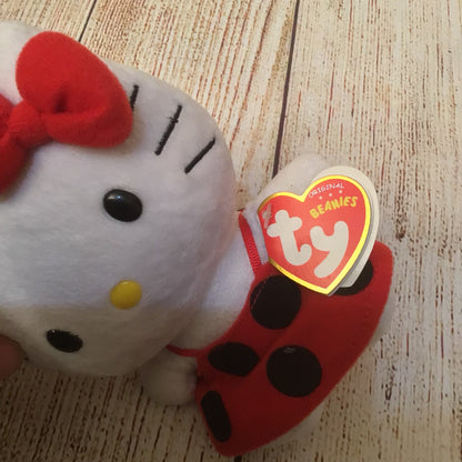 TY Beanie Baby with Tag - Hello Kitty - Ladybird - 2011