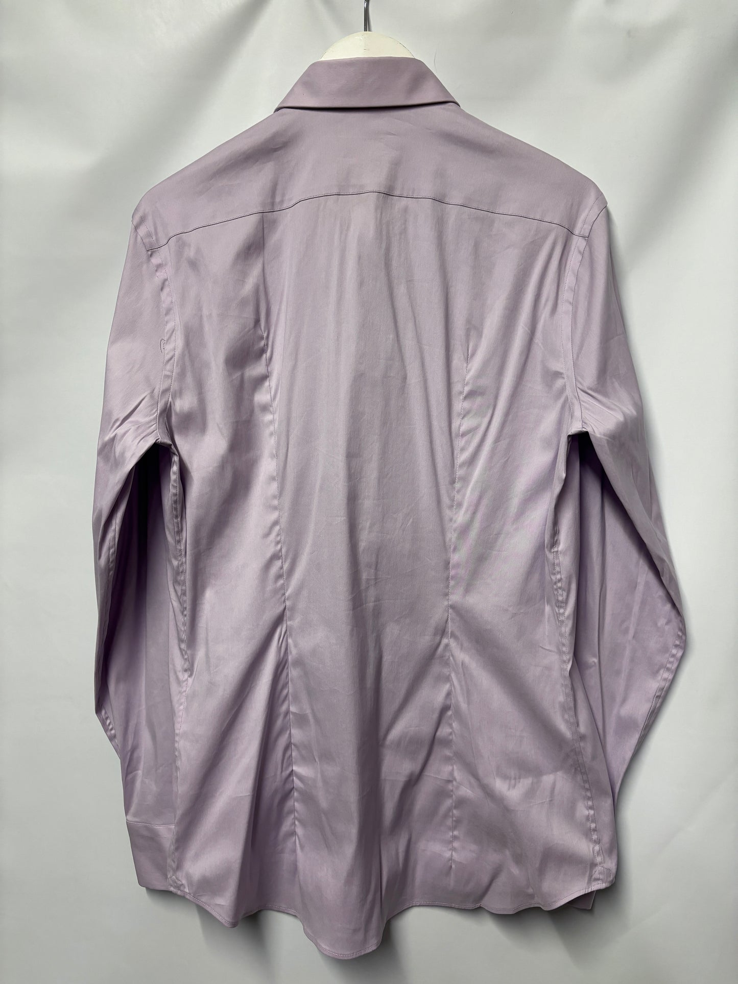 Prada Lilac Long Sleeve Cotton Shirt 40/15.5