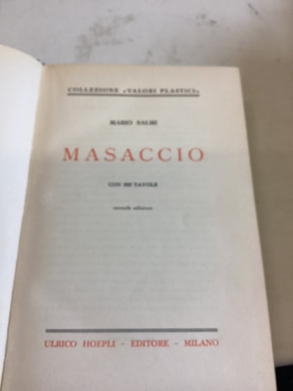 Masaccio Mario Salmi Seconda Editione