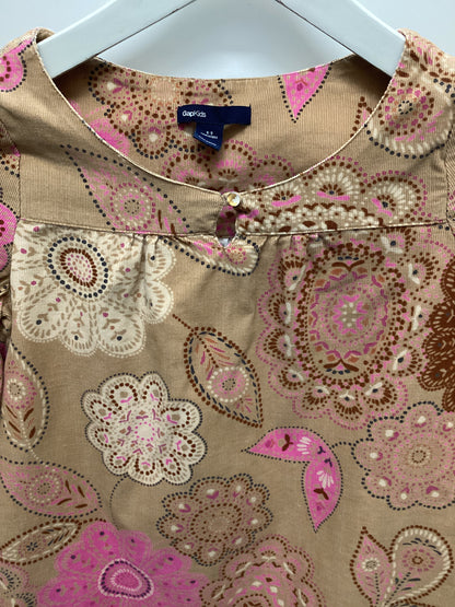 Gap Kids Corduroy Floral Dress Size 8-9 Years