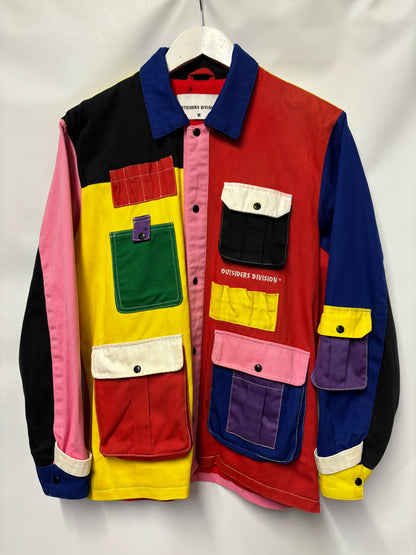 The Outsiders Division Multicolour Patchwork Daily Indumentary Jacket Medium