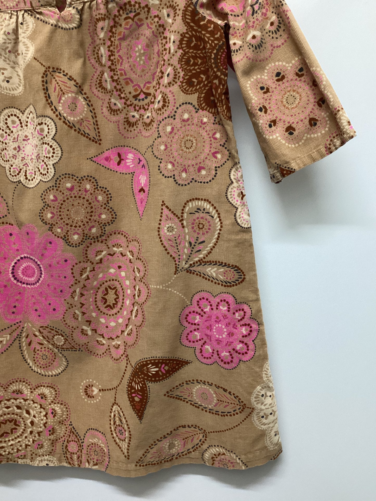 Gap Kids Corduroy Floral Dress Size 8-9 Years
