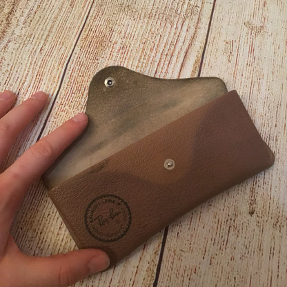 Vintage Ray Ban B&L USA Black Aviator Classic Sunglasses & Case