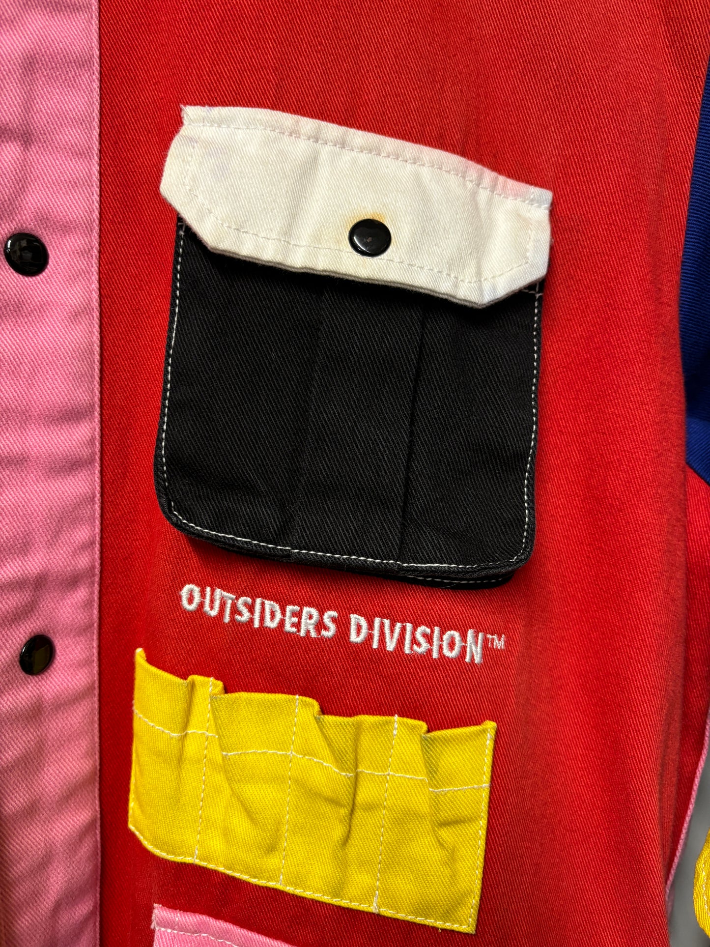 The Outsiders Division Multicolour Patchwork Daily Indumentary Jacket Medium