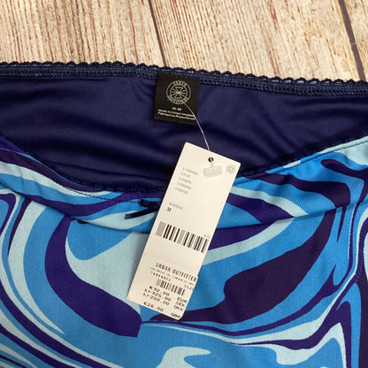 BNWT Urban Outfitters Blue Swirl Mini Skirt Size M